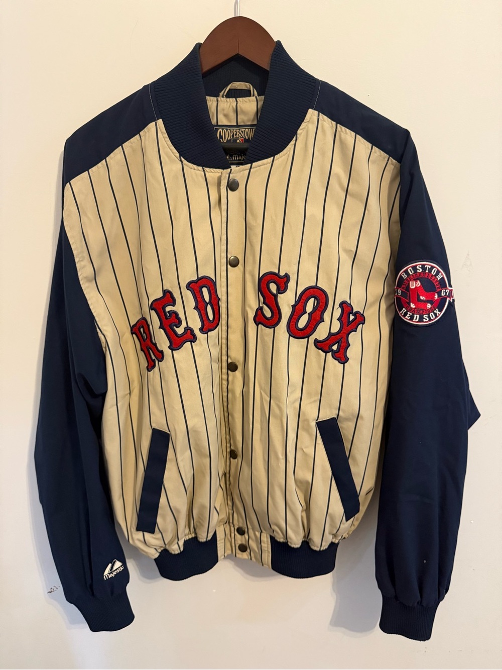 Vintage Majestic Cooperstown Collection Boston Red Sox 1967 Jacket M Rare